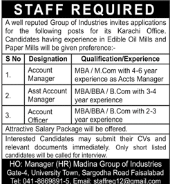 Jobs in Private Sector Organization Faisalabad